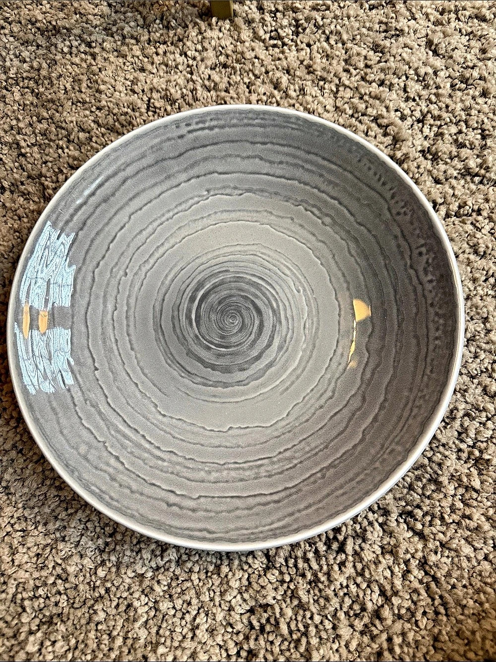 Steelite Gray Abstract Dinner Plate